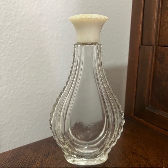 Vintage Glass Perfume Bottle with Celluloid Cap - Picture 1 of 3